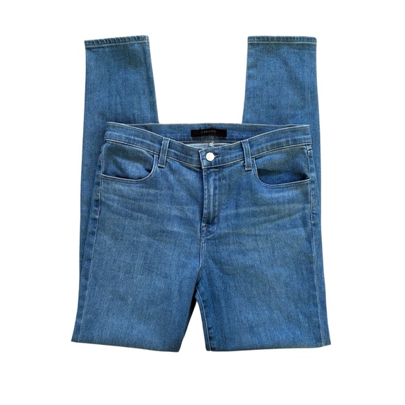J Brand Maria High Rise High Waisted Skinny Stretchy Jeans in Heart Size 30 - Picture 3 of 14